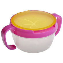 Load image into Gallery viewer, Baby Toddler Feeding Bowl Dinnerware Snack Biscuits Food Keeper Children Spill Proof Double Handle Cup Container Traveling
